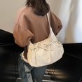 thumbnail image 3 of Bolsa de nylon hombro grande Hobo Crossbody Messenger para mujeres blancas, 3 of 9