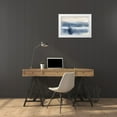 thumbnail image 3 of Woods, Maya 24x17 White Modern Wood Framed Museum Art Print Titled - Still Blue Water I, 3 of 4