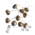 thumbnail image 3 of Halloween Pumpkin Lantern String Lights 1.5Meter 10 LED Ball Light Party Decor, 3 of 6