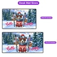 thumbnail image 5 of Hello Welcome Winter The Ski Rat Terrier Snowy Day Desk Mat Full Keyboard Mouse Pad Ratty Dog Lover Large Mousepad - 13013, 5 of 5