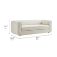 thumbnail image 3 of Modway Leif Boucle Fabric Upholstered Sofa in Pearl, 3 of 3