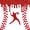 A White Red, variant on Erosebridal Baseball Games Kids Bed Sheets,Pink Ice Cream Drip King Sheets For Girls 4 Pieces
