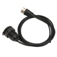 thumbnail image 1 of Cable de Extensión aux USB 2.0 3.5 mm, PVC PC PVC 3.3 Pieles largos Long Long Ingushed Cable Monte Cable Con Indador de LED Para Bote para bicicleta, 1 of 7