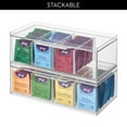 thumbnail image 4 of iDesign RPET Crisp Tea Storage Organizer, Set of 4, 4 of 5