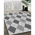 thumbnail image 3 of Ahgly Company Machine Washable Indoor Rectangle Transitional Light Gray Area Rugs, 8' x 10', 3 of 7