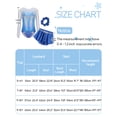 thumbnail image 5 of FEOYA Girls' Gymnastics Leotards 3 Piece Kid Long Sleeve Dance Unitards Ballet Outfit Activewear Bodysuit with Skirt Hairband 11-12 Years Blue, 5 of 6