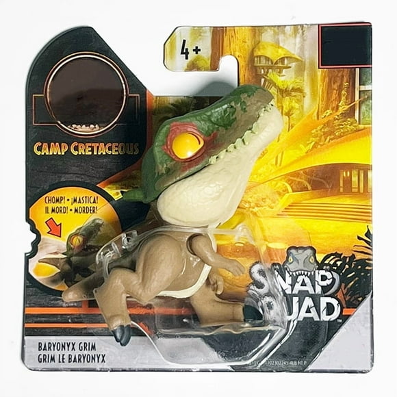 Jurassic Snap Squad Baryonyx Grim Camp Cretaceous Dinosaur Figure
