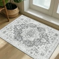 thumbnail image 3 of KUETH Area Rug Non Slip 2'x3' Doormat Low Pile Machine Washable Vintage Rugs, Small Chenille Entryway Mat for Entrance, Hallway, Kitchen and Bathroom, 3 of 8