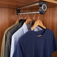 thumbnail image 4 of ZZHZGZ Canada Sale Sliding Rack Heavy Duty Pull Out Garment Organizer for Closet Storage Space Saving Hanger Rail System, 4 of 5
