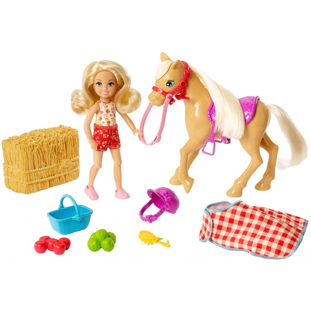 Barbie Club Chelsea Dolls and Ponies Playset 