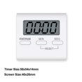 thumbnail image 2 of Temporizador de cocina digital, cronómetro magnético de cuenta regresiva con alarma fuerte y dígitos grandes., 2 of 4