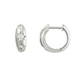 thumbnail image 6 of Believe by Brilliance Fine Silver Plated Four Pair Earring Set with Ear Cuff, 6 of 6