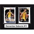 thumbnail image 1 of C&I Collectables 68SABONIS 6 x 8 in. NBA Demantas Sabonis Indiana Pacers Two Card Plaque, 1 of 1