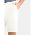 thumbnail image 4 of George Men's & Big Men's Relaxed Fit Stretch Twill Flat Front Shorts, 9" Inseam, Sizes 28-54, 4 of 5