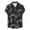 Dark Gray, variant on Hawaiian Shirt for Men Shirts Print Tops Mens Short Sleeve Button Down Shirts Black