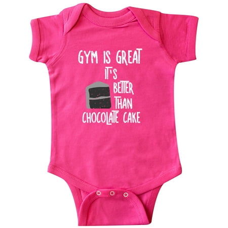 

Inktastic Gym Is Great White Text Gift Baby Boy or Baby Girl Bodysuit