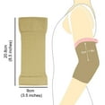 thumbnail image 4 of 1 Pair Beige Elbow Compression Sleeve, Elbow Brace for Tendonitis and Tennis Elbow, Golfer Elbow Support Tennis Elbow Brace for Men and Women, 4 of 7