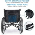 thumbnail image 4 of Newest Drive Streak Ultra-Lightweight Wheelchair With Flip-Backs Arms & Swing-Away Footrests, 4 of 8