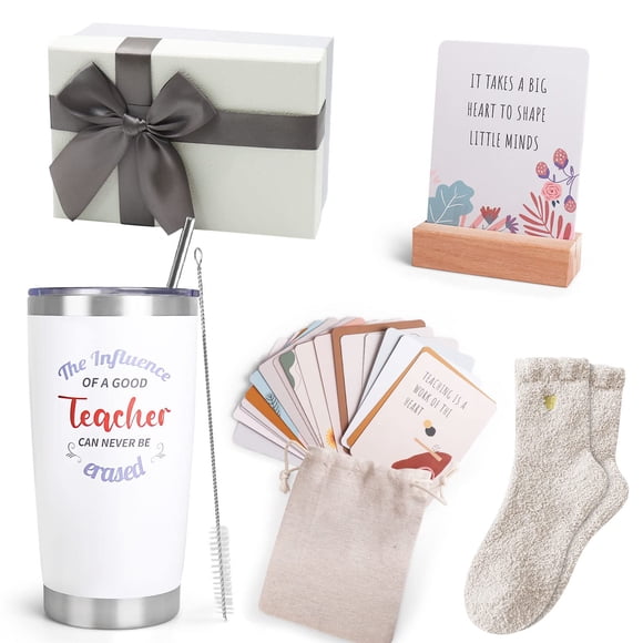 Set de regalo UAREHIBY Teacher Appreciation con vaso de 600 ml