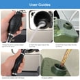 thumbnail image 2 of Siphon Pump for Gasoline Gas Oil Fuel Petrol Diesel Fluid Water Fish Tank,Manual Hand Pump 1 Transfer Pump with 2 Durable PVC Siphon Hoses (15mm) with Hose Clip,Metal Buckles,Brass 1, 2 of 6