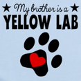 thumbnail image 2 of CafePress - My Brother Is A Yellow Lab Body Suit - Baby Light Bodysuit, Size Newborn - 24 Months, 2 of 4