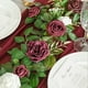 thumbnail image 4 of Matsuzay Flores artificiales elegantes de tela para bodas y fiestas, flores de de fondo para interiores o exteriores Decoración rosa, 4 of 6