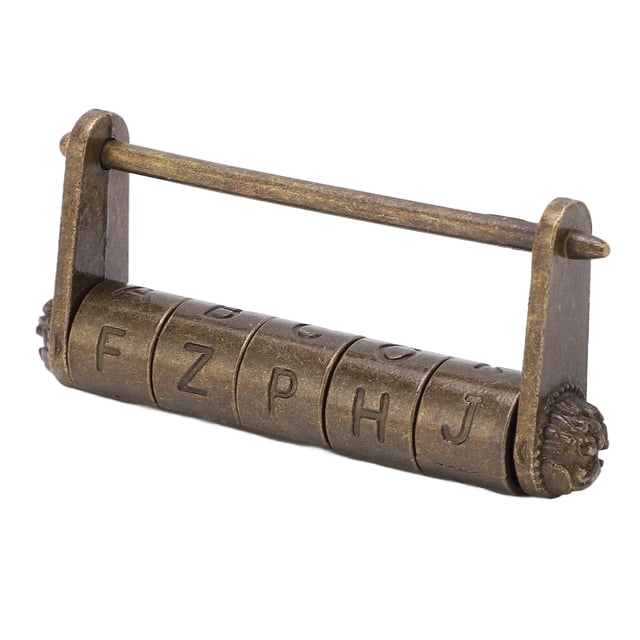 Combinación de candado antiguoCombinación de candado antiguo Cerradura de gabinete antigua de zinc Letras de cerradura de combinación diseñadas a medida Jadeshay A