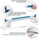 thumbnail image 3 of Suction Cup Handle for Bathroom Shower Grab Bars,Without Drilling and Removable, 3 of 5