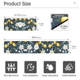 thumbnail image 3 of Yayeee Faucet Mat for Kitchen Sink 14.7" Diatomite Long Splash Guard Pad, Lemon Flowers, 3 of 7