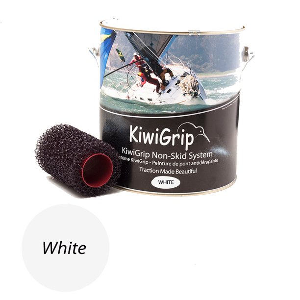 KiwiGrip 1 Liter Can White w/4 Roller