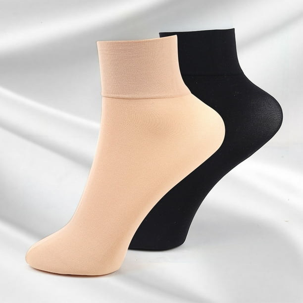Summer Short Socks High-elastic Solid Color Ankle Socks Low Cut Socks for  Women 