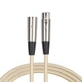 thumbnail image 4 of Cable tejido XLR perfecl para altavoces micrófono guitarra 15m, 4 of 7