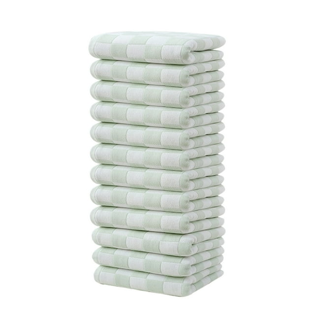 Sofa Vama Ropa de Cama Toallas de gasa cuadradas para el hogar, modelos de verano, toallas pequeñas de gasa, 12 paquetes for Navideño