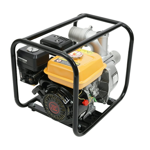 WP30 7.5HP Engine Water Pump, Single Cylinder, Air Cooled, 4-stroke Gasoline Powered Water Pump, Water Transfer Pump 2118.88ft³/h