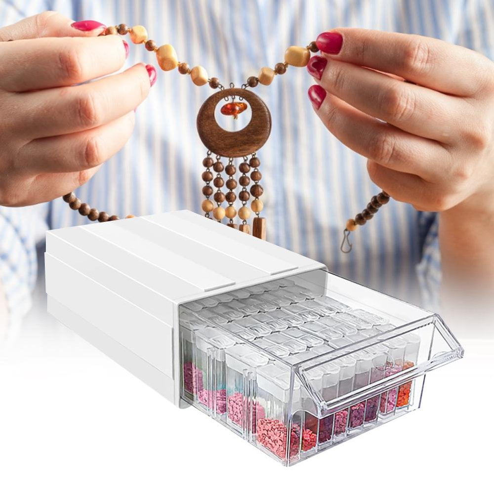 Boîte De Rangement À Trois Couches Rangement Et Organisation Du Bureau Mallette À Outils