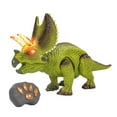 thumbnail image 1 of Estbridge Remote Control Triceratops Toy - Walking Dinosaur Model with Light & Sound  Movable Joints  Educational RC Dino Toy Gift for Toddlers, 1 of 8