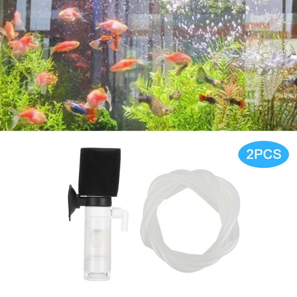 Youthink Plastic Fish Tank Filter, Pneumatic Aquarium Filter, 3-In-1 Practical Shrimp Tank Round Fish Tank For Small Fish Tank