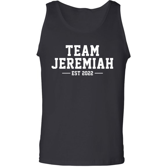 Team Jeremiah Est 2022 Adult Tank Top