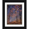 thumbnail image 1 of Vinogradof, Florentin 15x18 Black Ornate Wood Framed with Double Matting Museum Art Print Titled - Autumn Leaves, 1 of 4