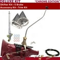 thumbnail image 1 of American Shifter  4L80E Shifter Kit Chrome 23 in. Swan E Brake Cable Clevis Trim Kit for DE74D, 1 of 1