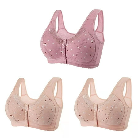 Wirefree T-Shirt Bra Women Full-Coverage Bra Feature V-Neck Balconette Bra Style W-639 Hook and Eye Closure T-Shirt Bra Pinks-a XXL