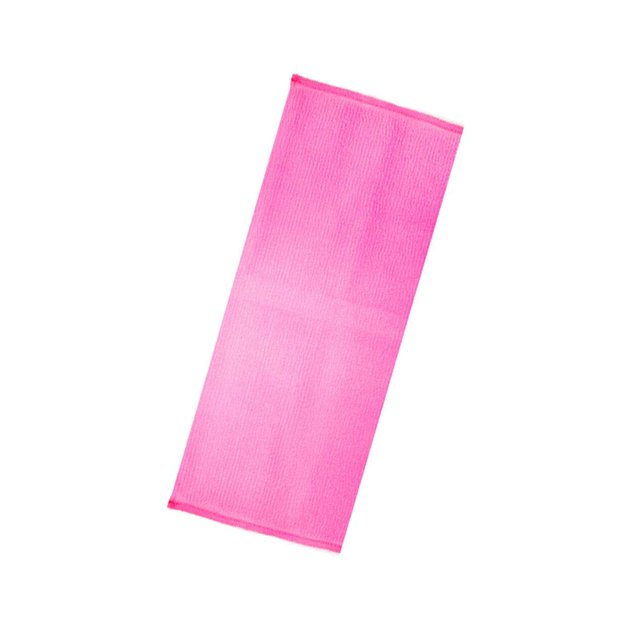Long Nylon Exfoliating Scrub Wash Cloth Body Shower Shower Exfoliating Bath Towel Rose red