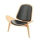 thumbnail image 1 of Silla de Concha de Madera Baoblaze 1/6 Sillas de cáscara de simulación, 1 of 8