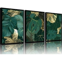 Dark Floral Canvas Wall Art Set Dark Academia Flower Prints Vintage Botanical Wall Painting Rustic Farmhouse Black Floral Picture Art Print Moody Daisy Wall Decor for Living Room Unframed