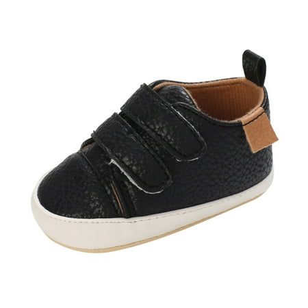 

nsendm Shoes First Boys Toddler Non-Slip First Baby Walking Girls Sneaker Solid Kids Baby Shoes Baby Shoes Size 7 Girls Shoes Black 11
