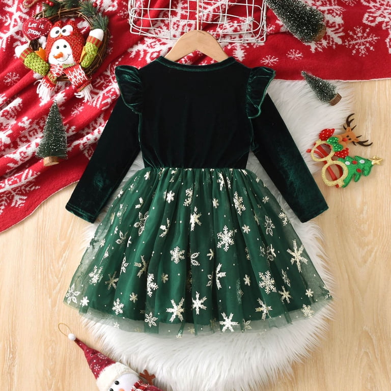 white christmas dresses Anastasia Girls Christmas Smocked Dress 2T main image 0