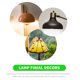 thumbnail image 3 of unbranded 2Ud Negro Lamp Finial Para De Decorativo Moderno Con Base Pulida Elegante, 3 of 8