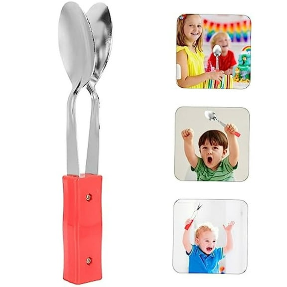 Musical Spoon Castanets, Percussion Slide Whistle Instrument, Irish Folk Music Toy, Early Education Rhythm Trainer, Plastic/Metal Play for Kids Adults