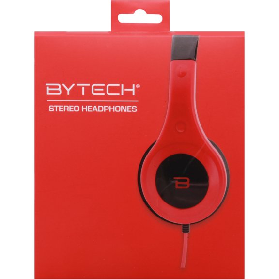 ByTech 3.5mm Stereo Headset (Red)