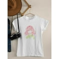 thumbnail image 3 of Manga Girl Cheerful Smile T-Shirt Women -Image by Shutterstock, Female Large, 3 of 4